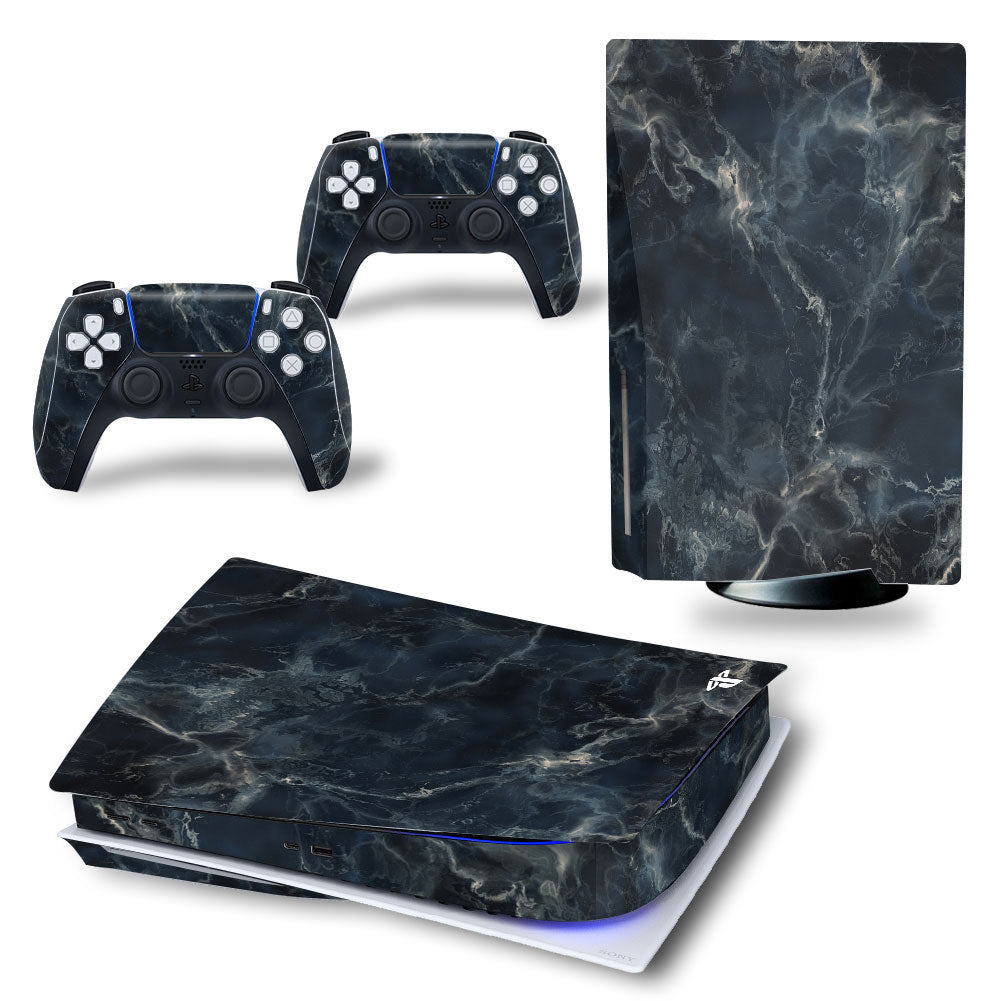 White PS5 Console & Controller Skin – Vinyl Sticker Decal Set