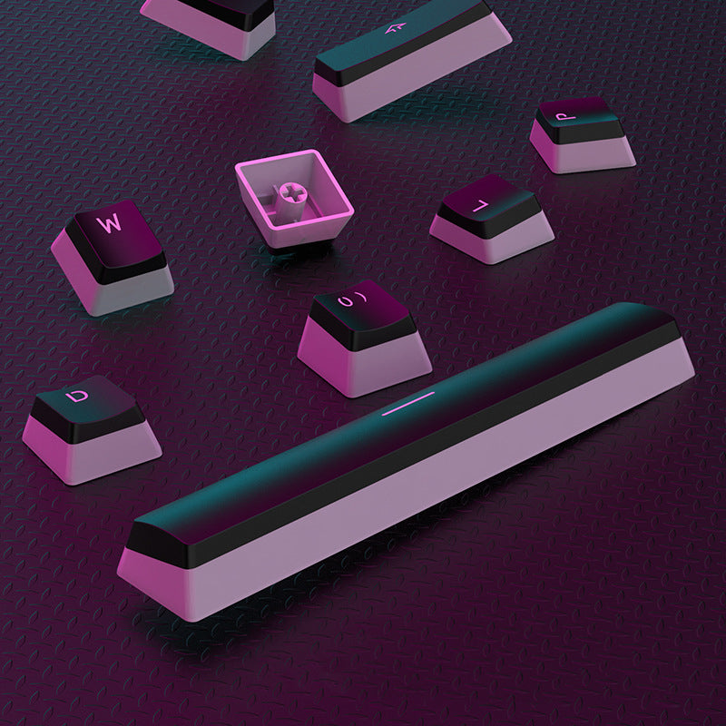 Translucent Pudding Keycaps – RGB Shine-Through Effect