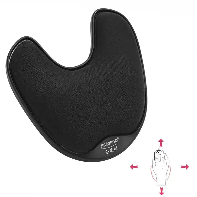 Memory Foam Mouse Wrist Rest Mouse Gaming Sliding Rotating Pad for Palm Support Hand Ergonomic Mat for Game PC Computer Laptop
