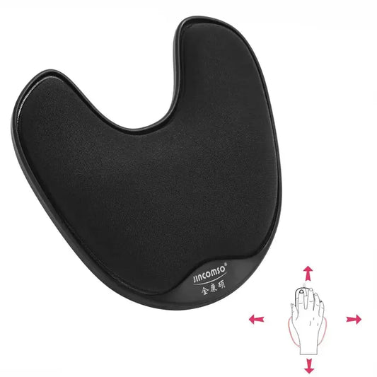 Memory Foam Mouse Wrist Rest Mouse Gaming Sliding Rotating Pad for Palm Support Hand Ergonomic Mat for Game PC Computer Laptop