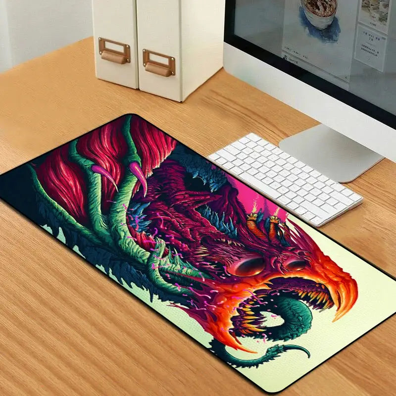 Sovawin 80x30cm XL Lockedge Large Gaming Mouse Pad Computer Gamer CS GO Keyboard Mouse Mat Hyper Beast Desk Mousepad for PC