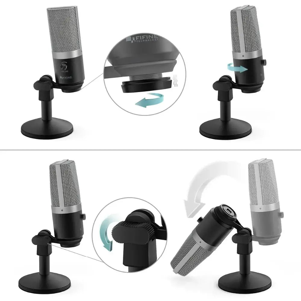 a set of three microphones with different angles