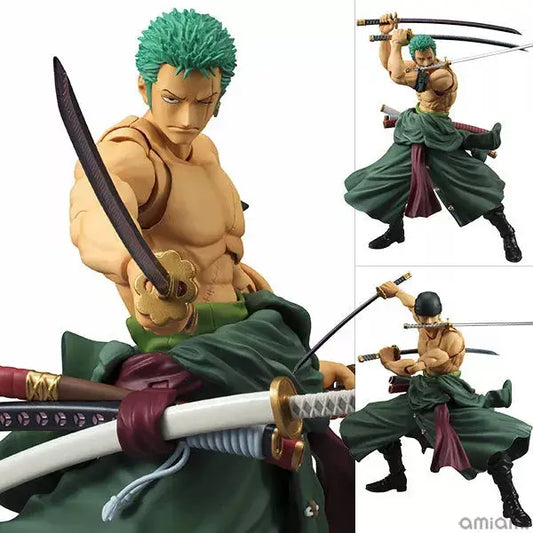 One Piece 18cm BJD Roronoa Zoro Joints Moveable PVC Action Figure Collection Model Toys