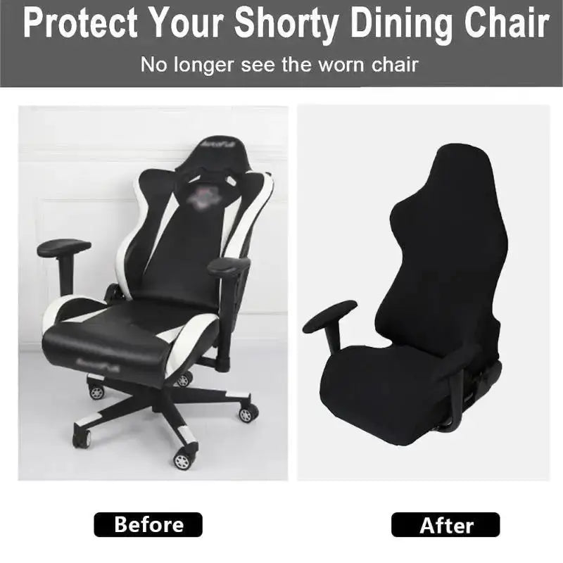 1 Set Gaming Chair Cover Spandex Office Chair Cover Elastic Armchair Seat Covers for Computer Chairs Slipcovers housse de chaise