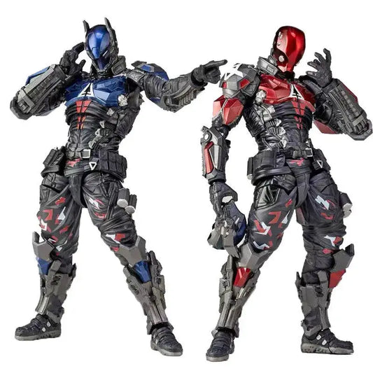 AMAZING YAMAGUCHI Arkham Knight Action Figure #024 Model PVC Bat 17cm Collection Movable  Figurine Toys for Child‘s Gifts