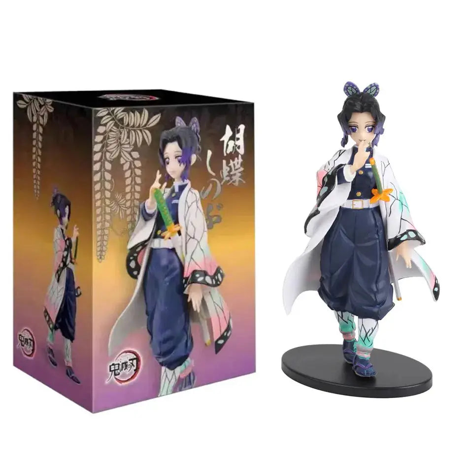 Demon Slayer Kimetsu no Yaiba figure Kamado Tanjirou Action Figure Agatsuma Zenitsu Nezuko Warrior PVC Model Toys