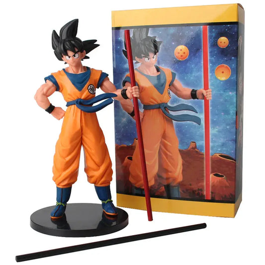 Hot Dragon Ball Son Goku Super Saiyan Figure 22cm Goku DBZ Action Figure Model Gifts Collectible Figurines for Kids