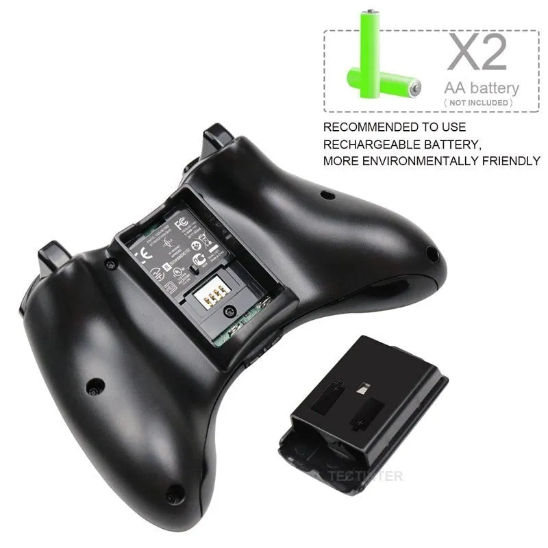 Wireless & Wired Gamepad for Xbox 360 & PC