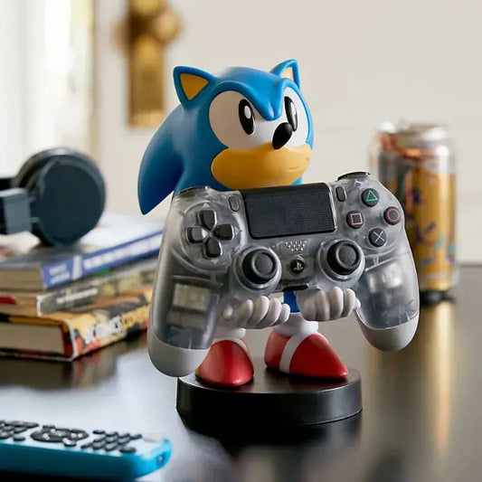Sonic Figure Hedgehog Phone Holder Switch PS4 PS5 Xbox Game Controller Holder Action Figure Model Toys Children Fans Gift