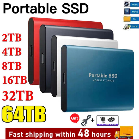 Portable External SSD Drive – USB 3.1 High-Speed Storage