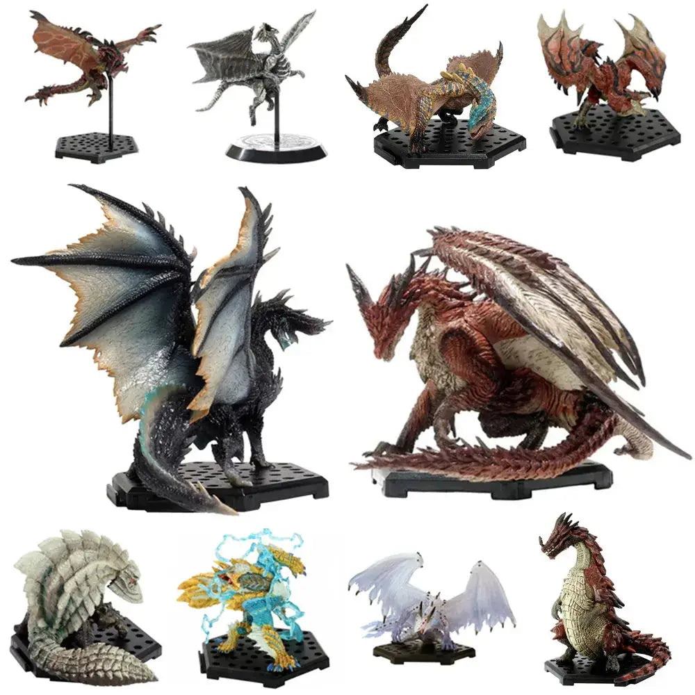 Monster Hunter World PS4 GAME Limited PVC Models Dragon Action Figure Japanese Genuine Kids Toy Gifts