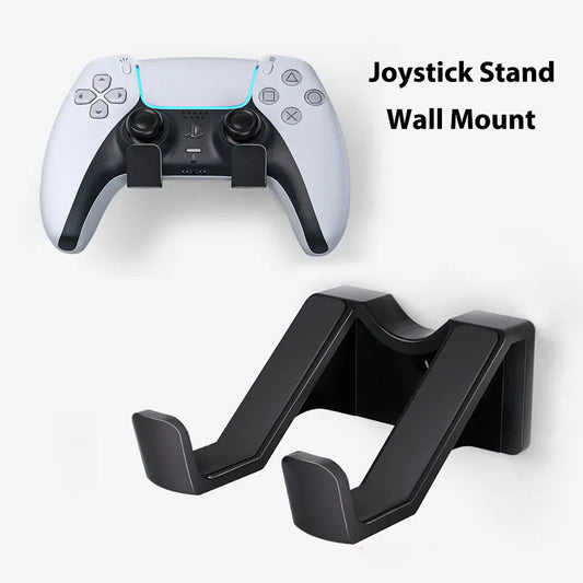 PS5 Controller Stand & Headphone Holder – No Drill Adhesive Mount