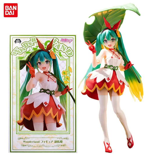 21cm Hatsune Miku Figure Kawaii Thumbelina Vocaloid Wonderland PVC Action Figure Collection Model Doll Ornaments Toys Gift