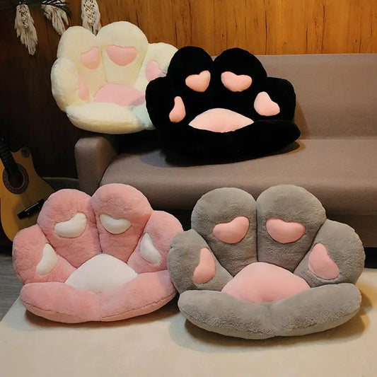 Cat Paw Seat Cushion Cat Paw Cushion Office Chair Cushions 28x 24 Comfy Kawaii Cat Paw Shape Gaming Chair Cute Cozy Seat Pad