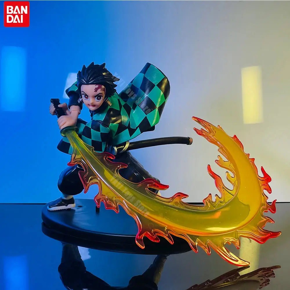 Hot Demon Slayer  Figure Tanjirou Agatsuma Zenitsu Kyoujurou Model  Action Figure PVC collection Toy for Kids Gift