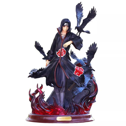 Naruto Figure Uchiha Itachi Pvc Action Figure Toy Naruto Shippuden Uchiha Itachi And Crow Collection Model Toy 25cm