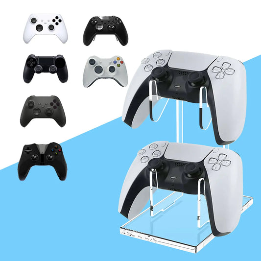 Universal Dual Layer Console & Controller Stand – Compatible with PS5, PS4, Switch & Xbox