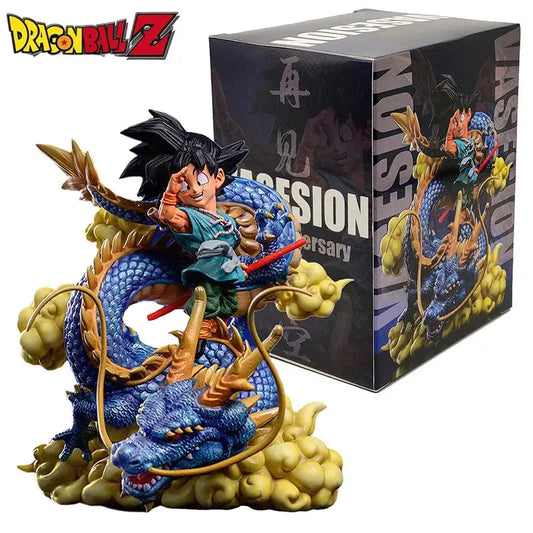 15cm Dragon Ball Action Figure Gk Bye Goku Pvc Model Doll Ornaments Cartoon Collection Home Room Decor Toys Children Gift