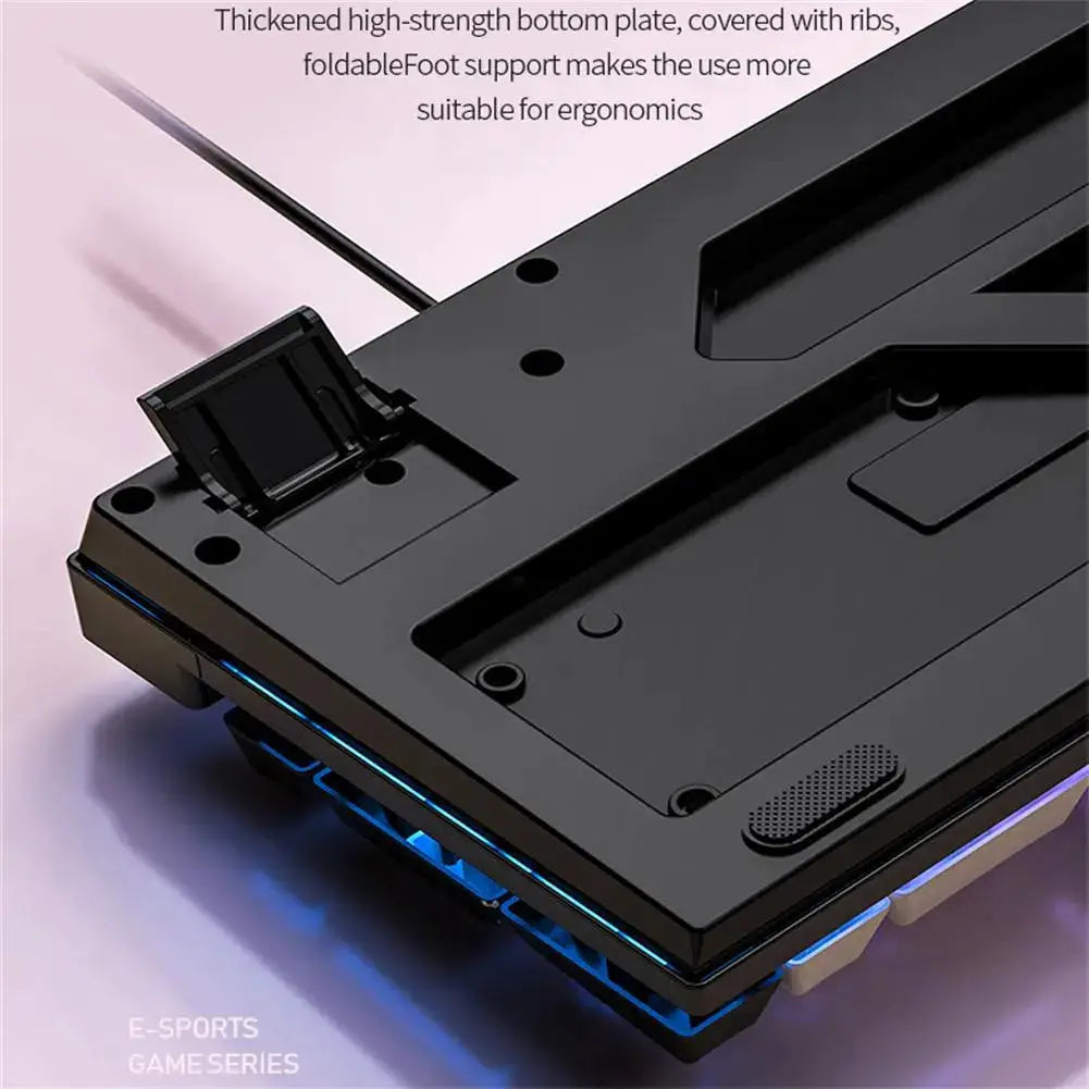 K500 Gaming keyboard 104 Keys Wired Gaming keyboard Backlit Mechanical Desktop Computer Keyboard for Desktop Laptop PC Gamers