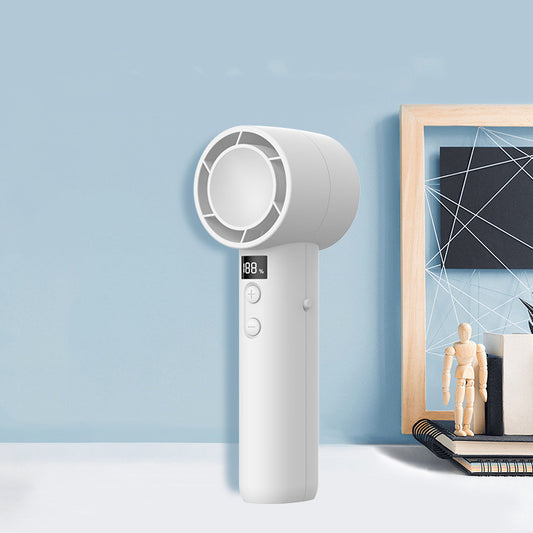 USB Rechargeable Mini Fan - Silent Desktop Cooling